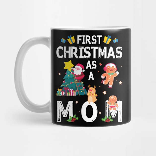 First Christmas As A Mom Merry Xmas Noel Day Mother by bakhanh123